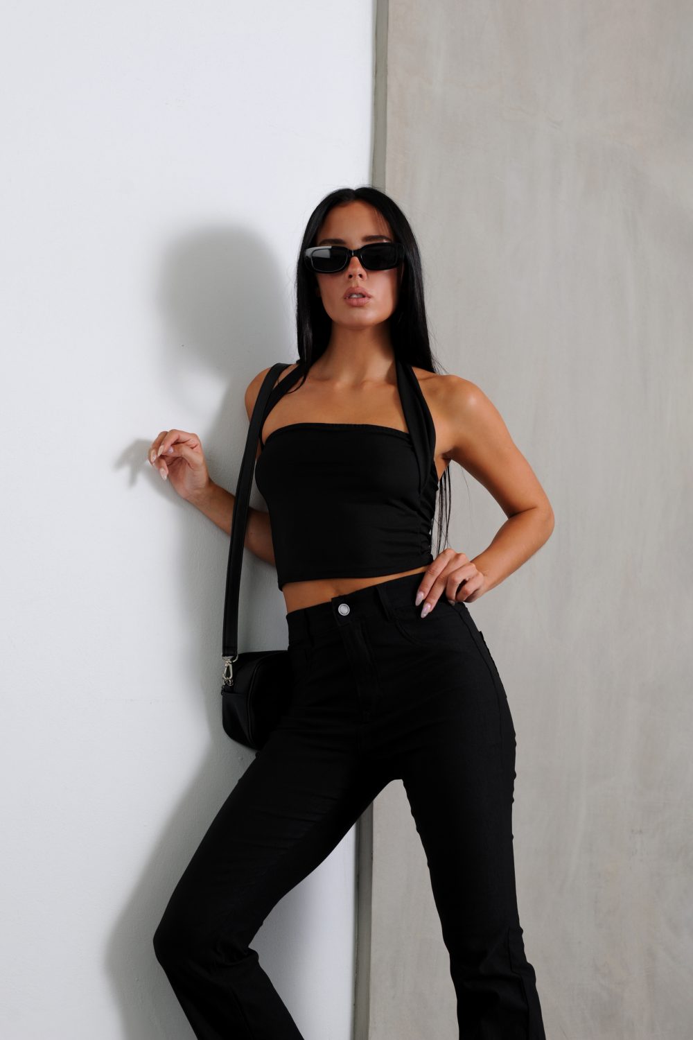 Top micromorley cuello atado - Imagen 2
