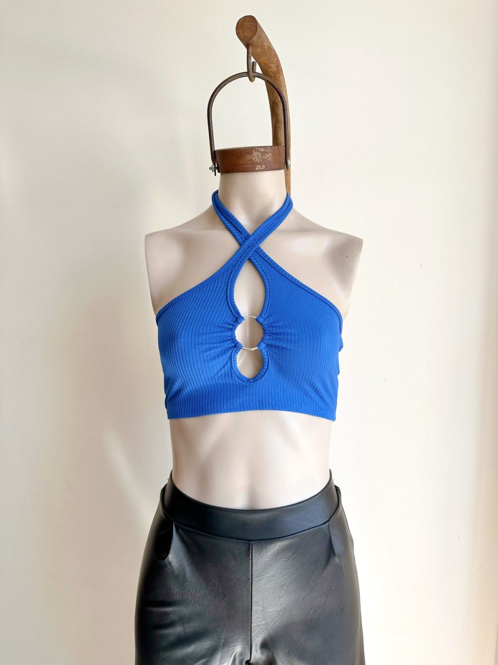 Top morley cuello cruzado aro - Imagen 2
