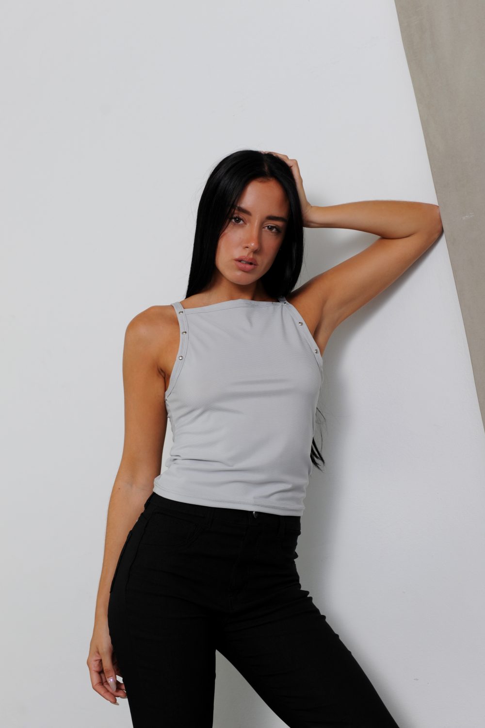 Musculosa micromorley tachas - Imagen 2