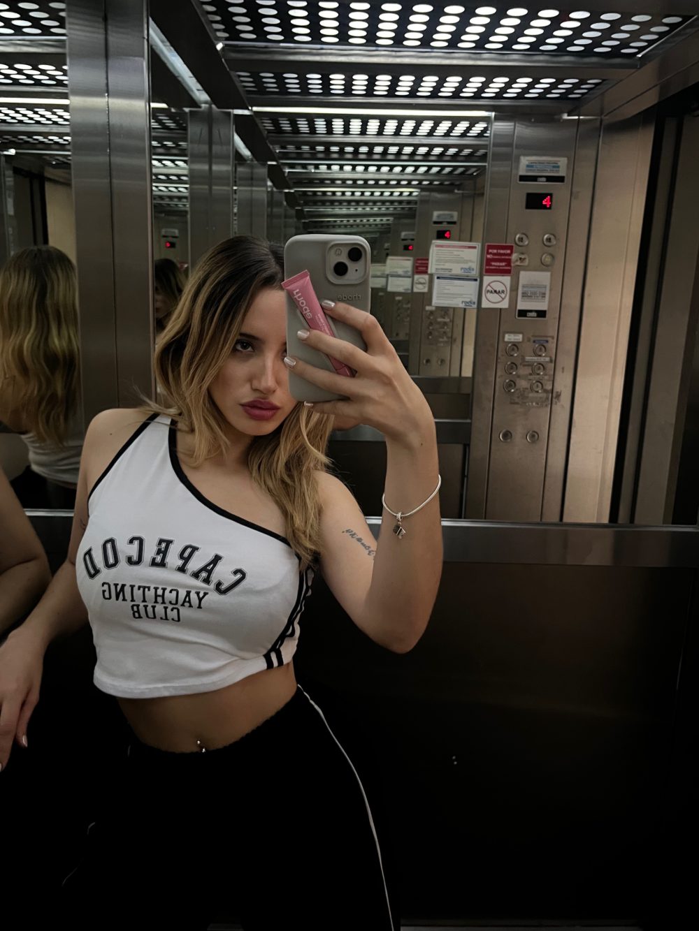 Top algodon irregular vivos